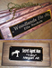 CRAFTED WOOD STALL SIGN - CRAFTED