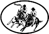 Team Roping Decal 