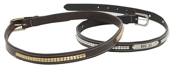 3/4" LEATHER CLINCHER BELT - 30 