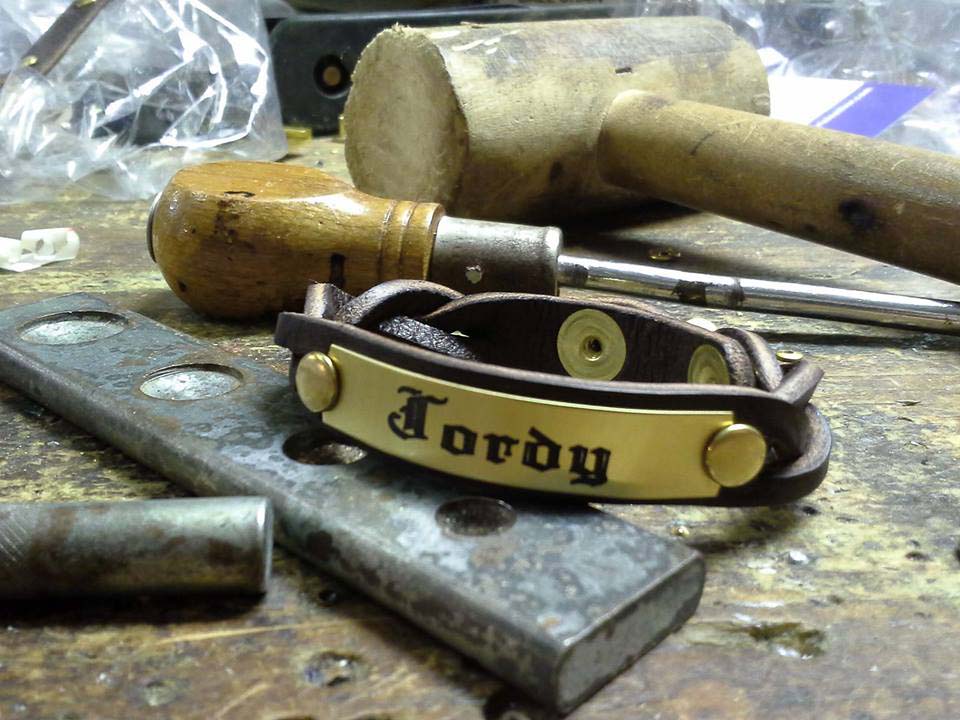 BRAIDED LEATHER BRACELET Leather, bracelet, wristband, horse, custom, engraved, braided