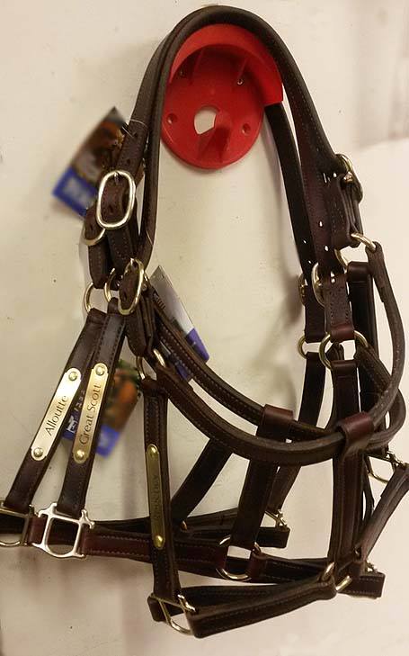 TRACK STYLE TURNOUT HALTER - 4 STYLES - BRASS AND CHROME 