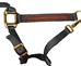 NYLON WITH LEATHER OVERLAY SAFETY HALTER - 176