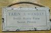 SHABBY CHIC METAL SIGN 
