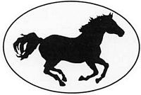 Galloping Horse Decal 