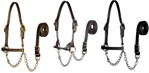 LEATHER CATTLE SHOW HALTER 